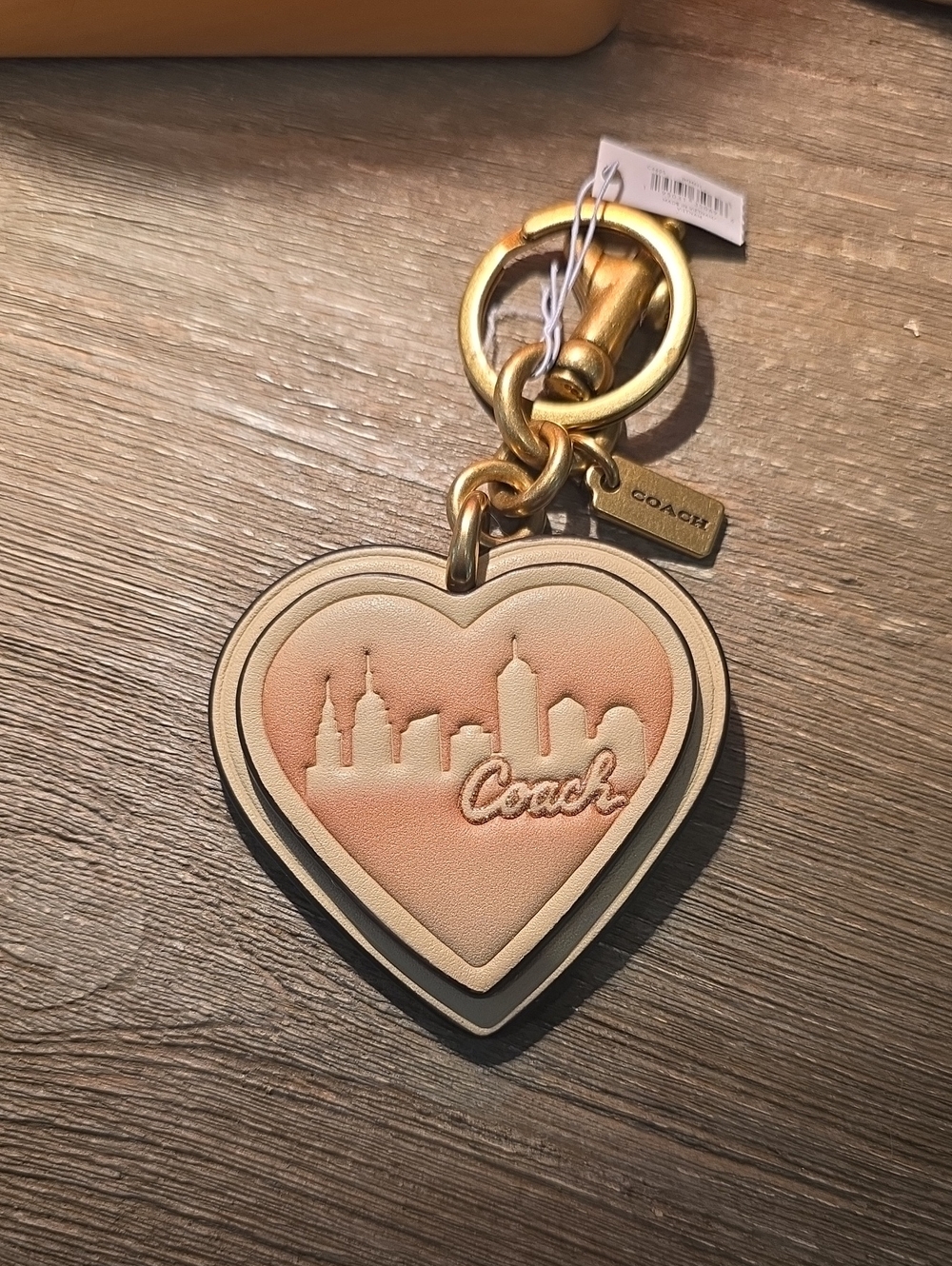 Coach New York X JENNIFER LOPEZ NYC SKYLINE KEYCHAIN/BAGCHARM